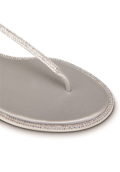 Grey Diana Low Jewel Sandals RENE' CAOVILLA | C11574-010-R001V232